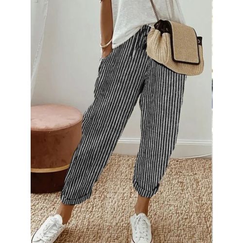 Striped Casual Pants